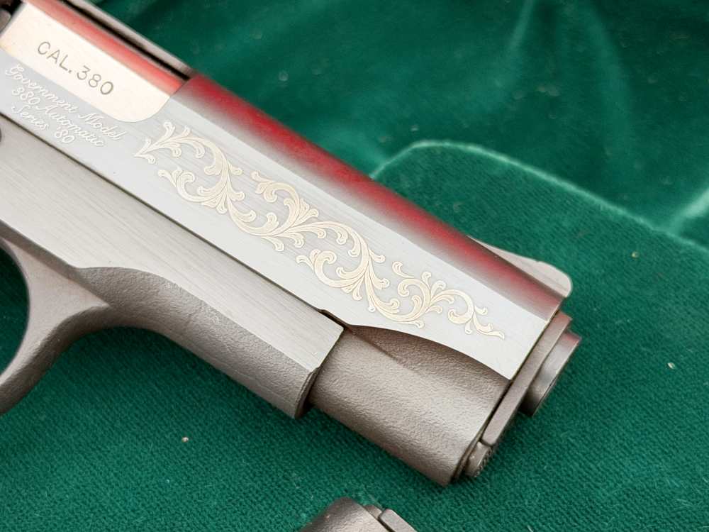 1983 Colt Custom Shop .380 MK IV Series 80 Matched Set Gold & Silver - NOS-img-25