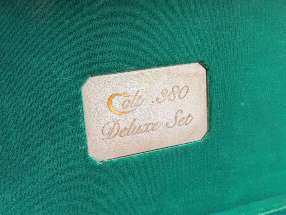 1983 Colt Custom Shop .380 MK IV Series 80 Matched Set Gold & Silver - NOS-img-58