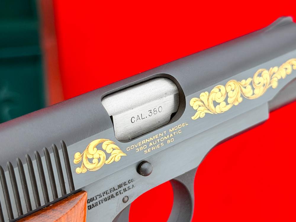 1983 Colt Custom Shop .380 MK IV Series 80 Matched Set Gold & Silver - NOS-img-30