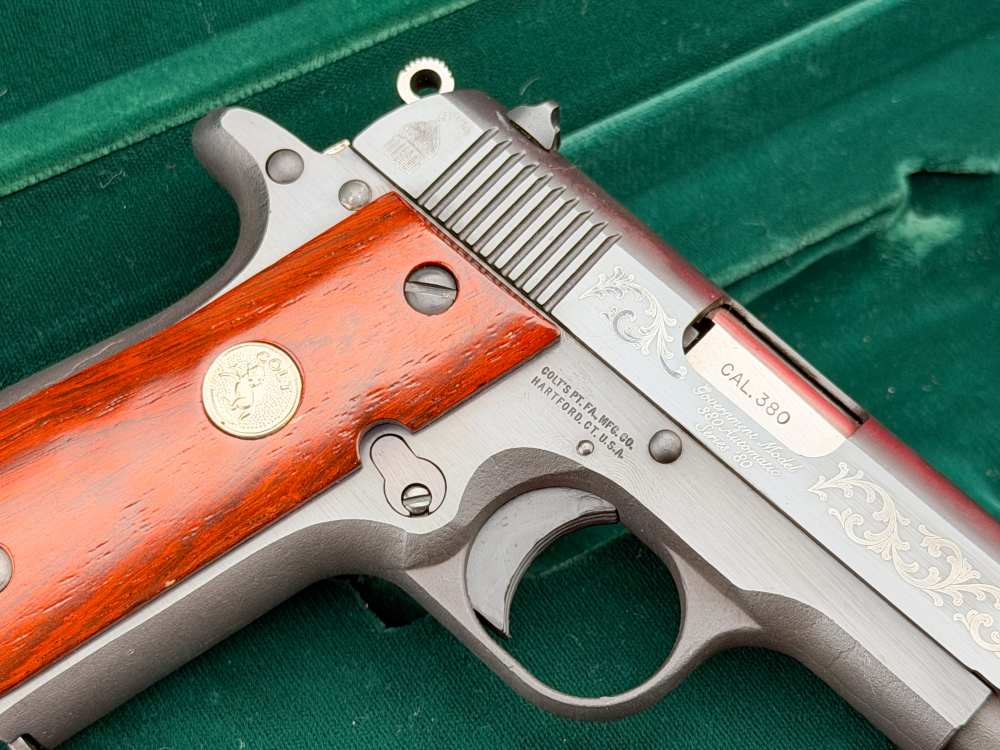 1983 Colt Custom Shop .380 MK IV Series 80 Matched Set Gold & Silver - NOS-img-22