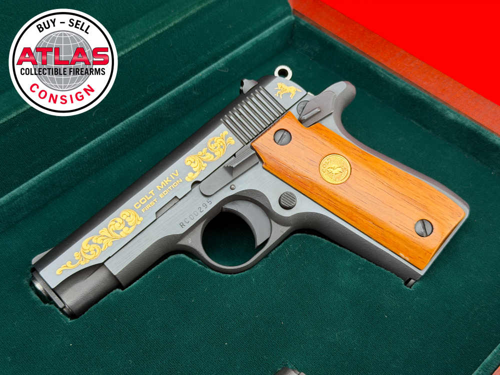 1983 Colt Custom Shop .380 MK IV Series 80 Matched Set Gold & Silver - NOS-img-4