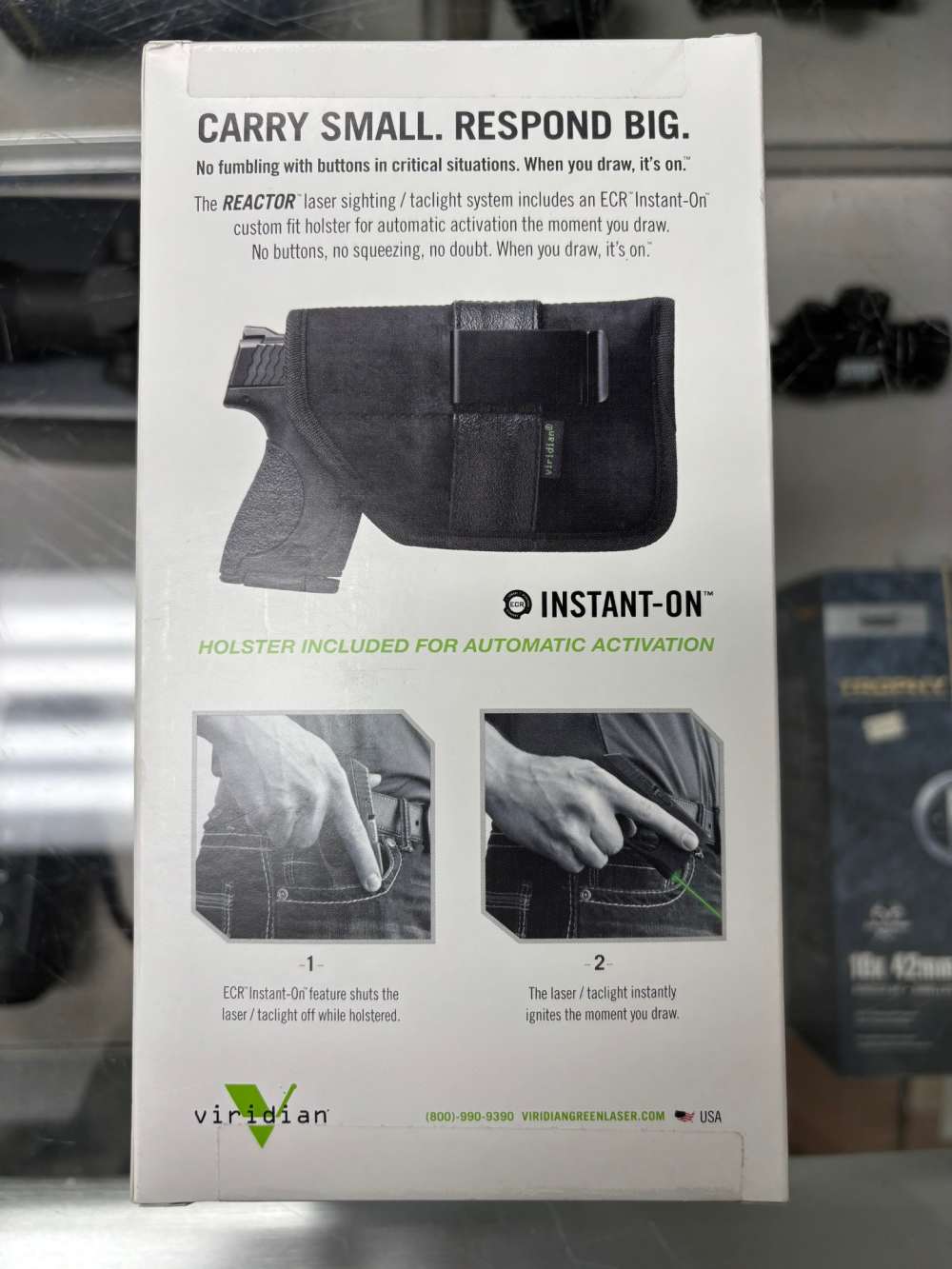 Viridian Reactor TL Smith & Wesson Shield Light/Holster-img-1