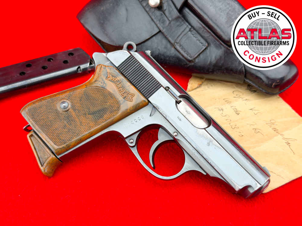 Pre-WWII 1935 Walther PPK .32 ACP "RZM" Marked w/ Holster & Extra Mag-img-6