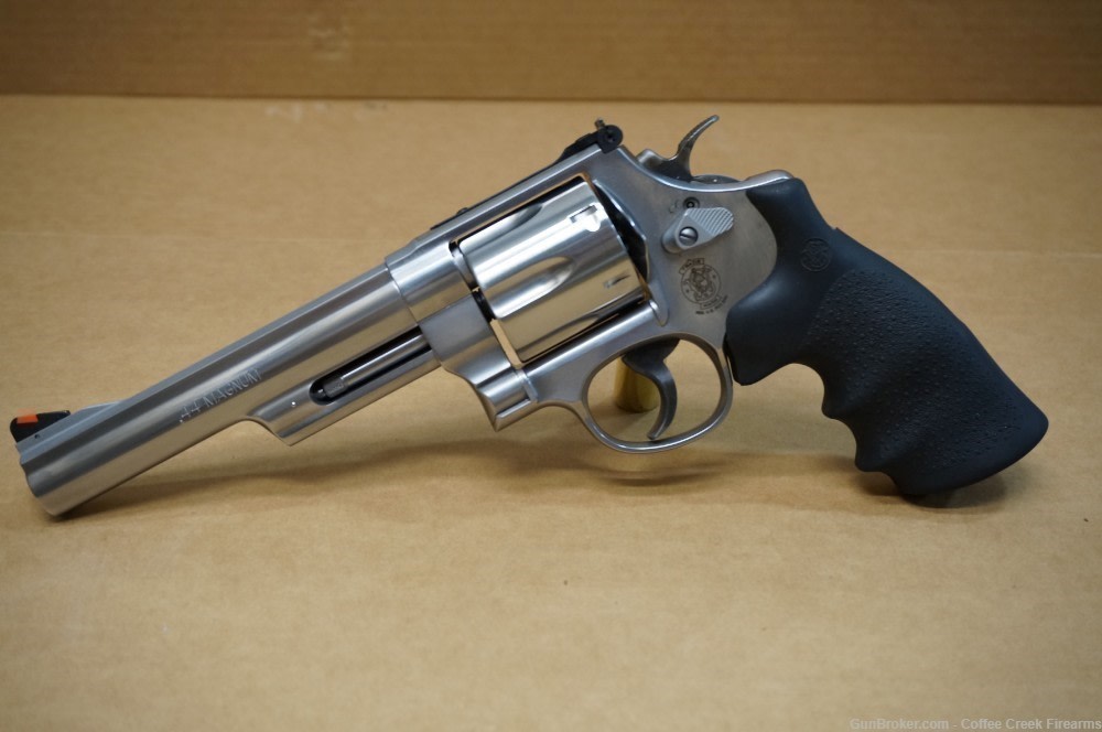 Smith & Wesson Model 629-6 .44 Mag 6" S&W Stainless Steel Revolver-img-1