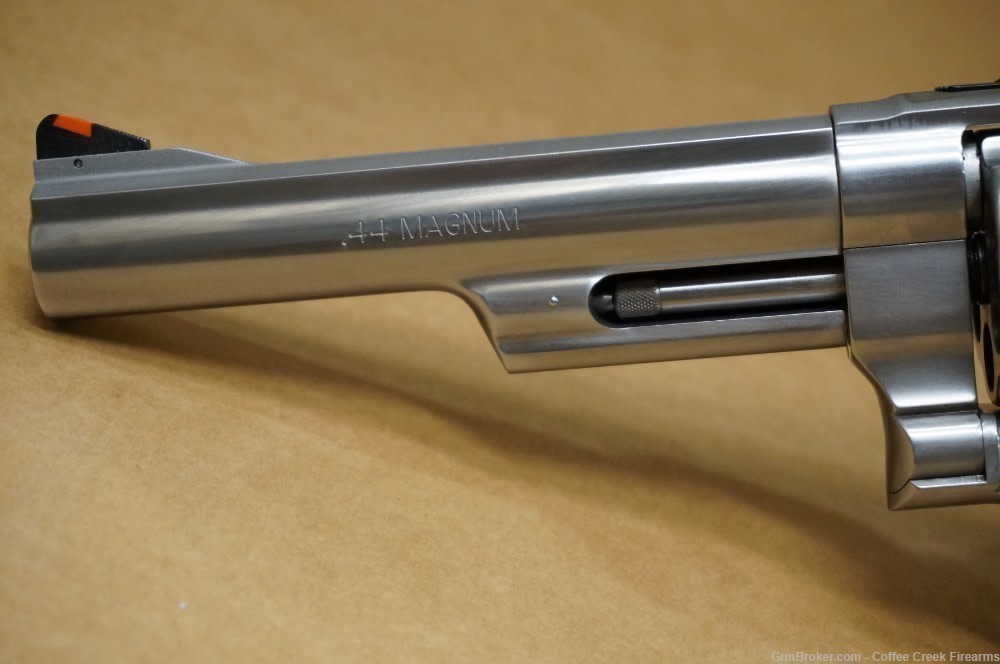 Smith & Wesson Model 629-6 .44 Mag 6" S&W Stainless Steel Revolver-img-3