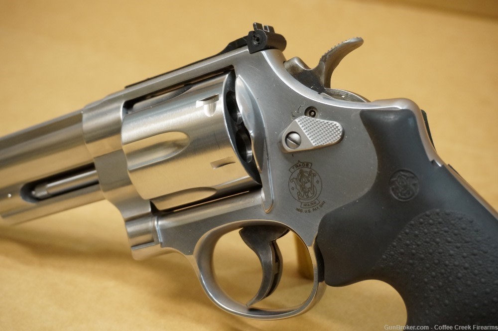 Smith & Wesson Model 629-6 .44 Mag 6" S&W Stainless Steel Revolver-img-5