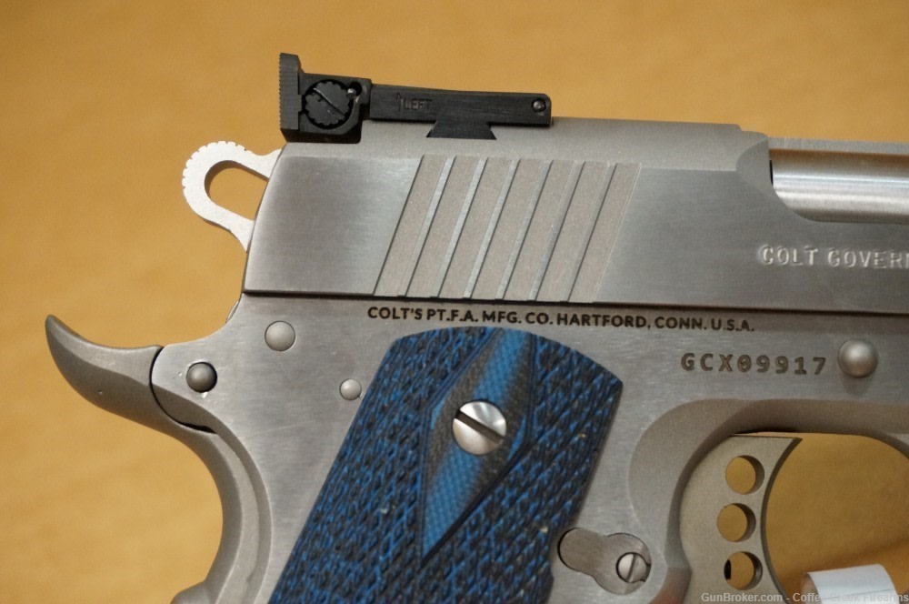 Colt Gold Cup Trophy Lite .45 ACP 5" Barrel Stainless Pistol Adj Sights-img-11