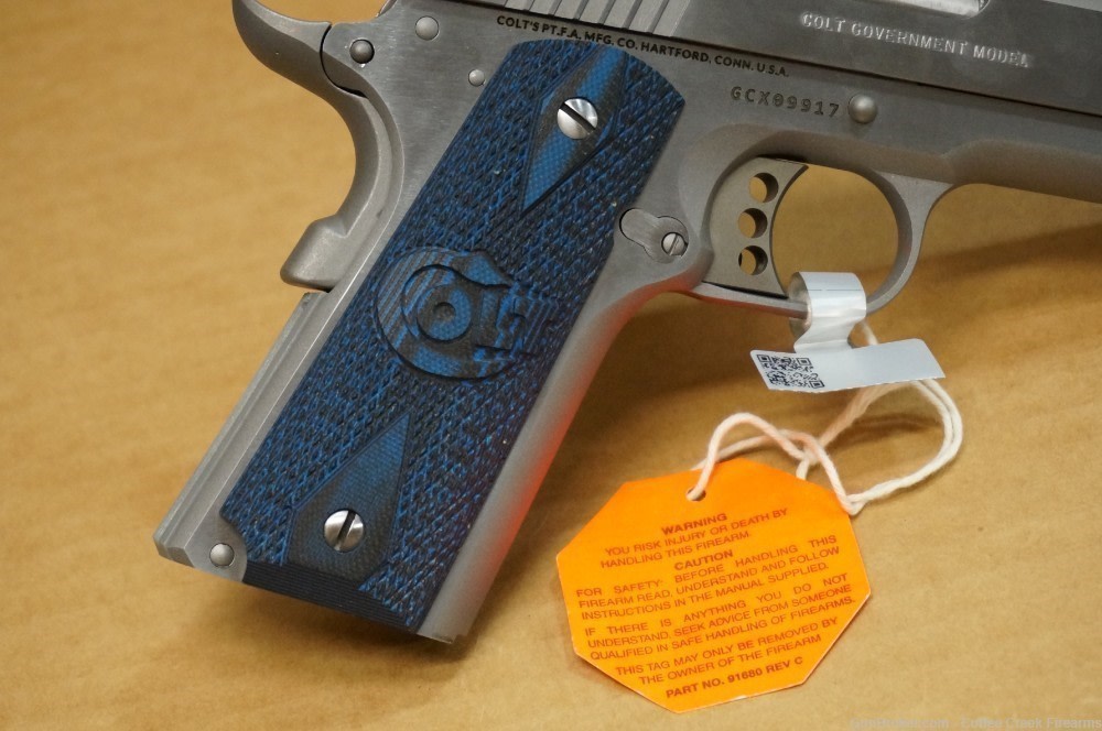 Colt Gold Cup Trophy Lite .45 ACP 5" Barrel Stainless Pistol Adj Sights-img-13