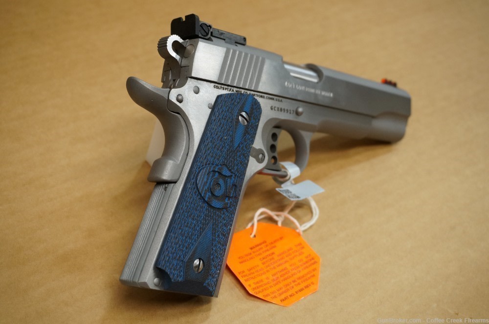 Colt Gold Cup Trophy Lite .45 ACP 5" Barrel Stainless Pistol Adj Sights-img-14