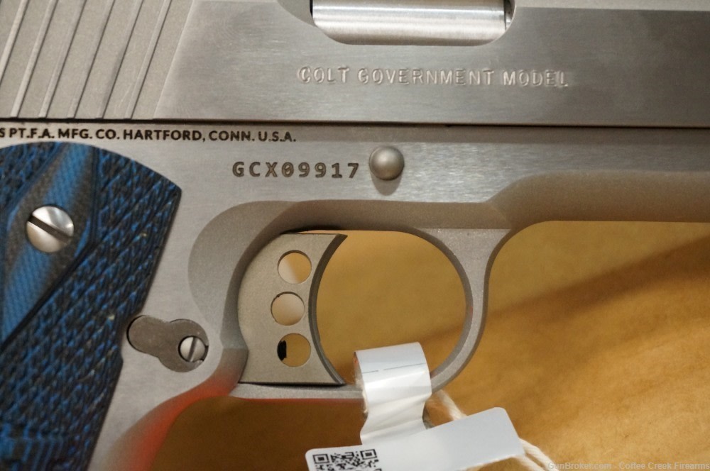 Colt Gold Cup Trophy Lite .45 ACP 5" Barrel Stainless Pistol Adj Sights-img-12
