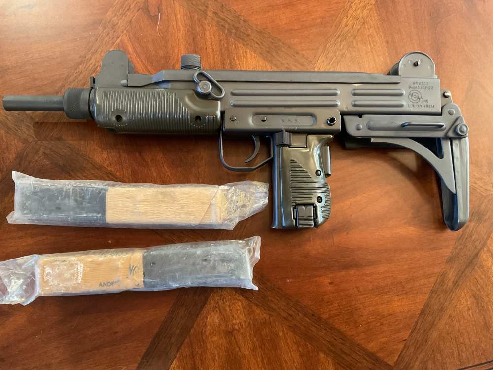 Like NEW. TRANSFERABLE Group Industries Uzi Model HR4332. Form 3 Efile-img-0