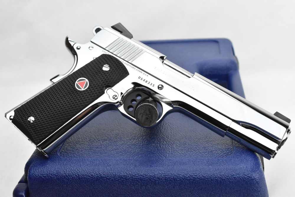  BRIGHT STAINLESS Colt Delta Elite 10mm Brand New in Factory Case-img-17