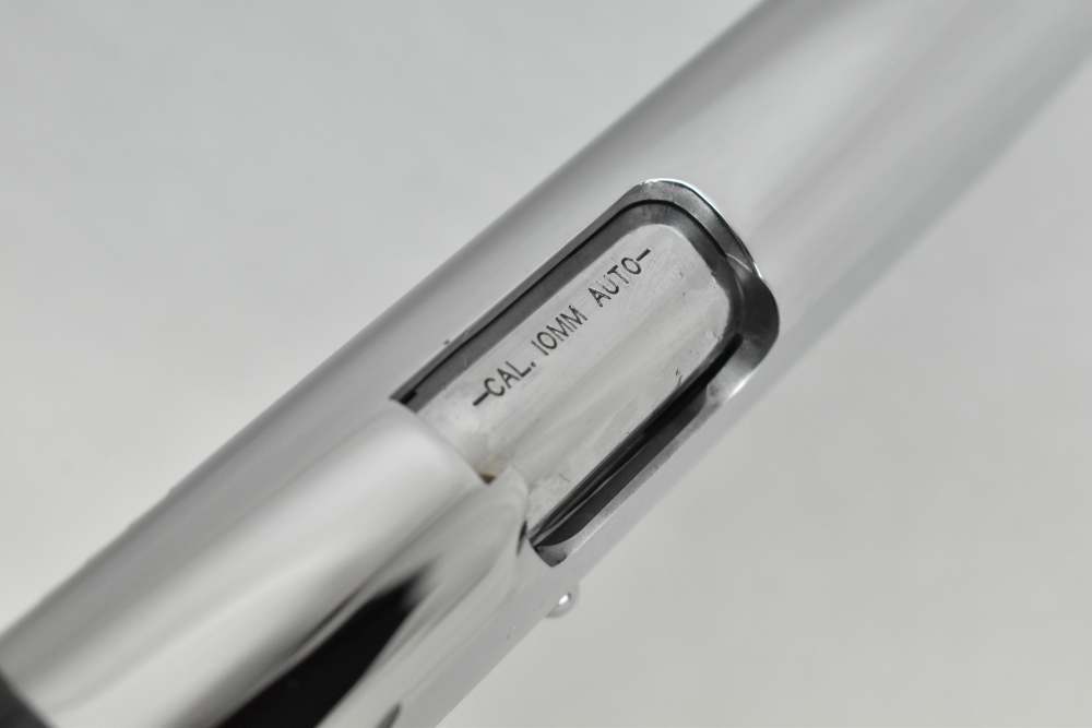  BRIGHT STAINLESS Colt Delta Elite 10mm Brand New in Factory Case-img-13
