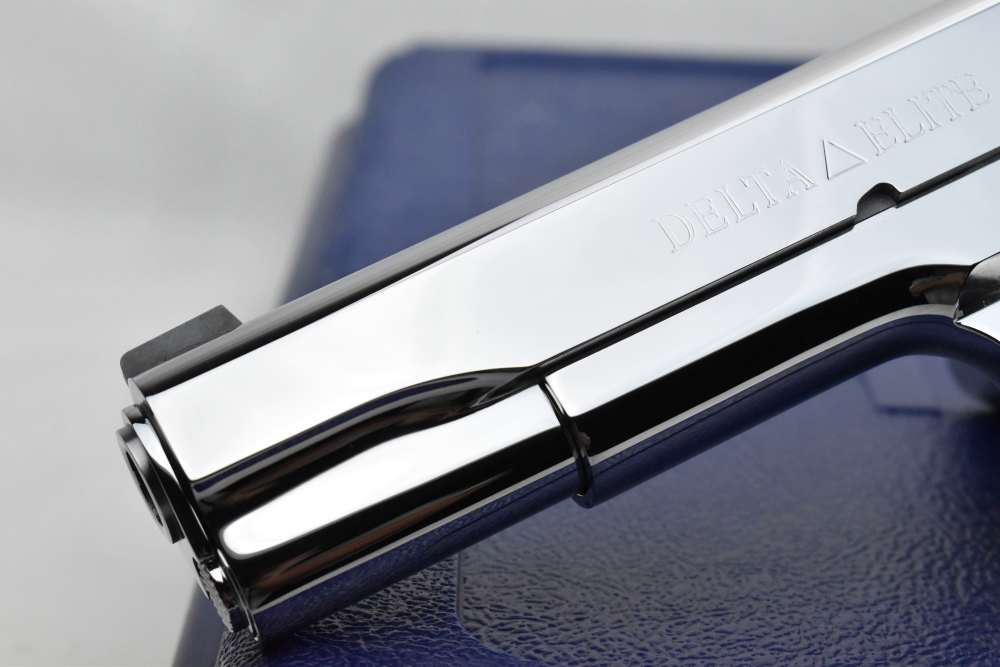  BRIGHT STAINLESS Colt Delta Elite 10mm Brand New in Factory Case-img-1