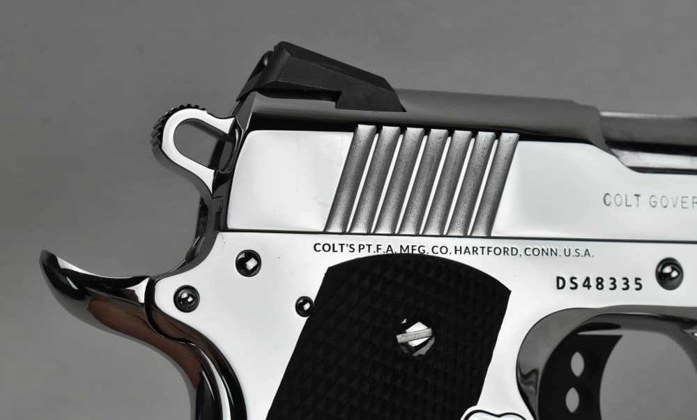  BRIGHT STAINLESS Colt Delta Elite 10mm Brand New in Factory Case-img-9