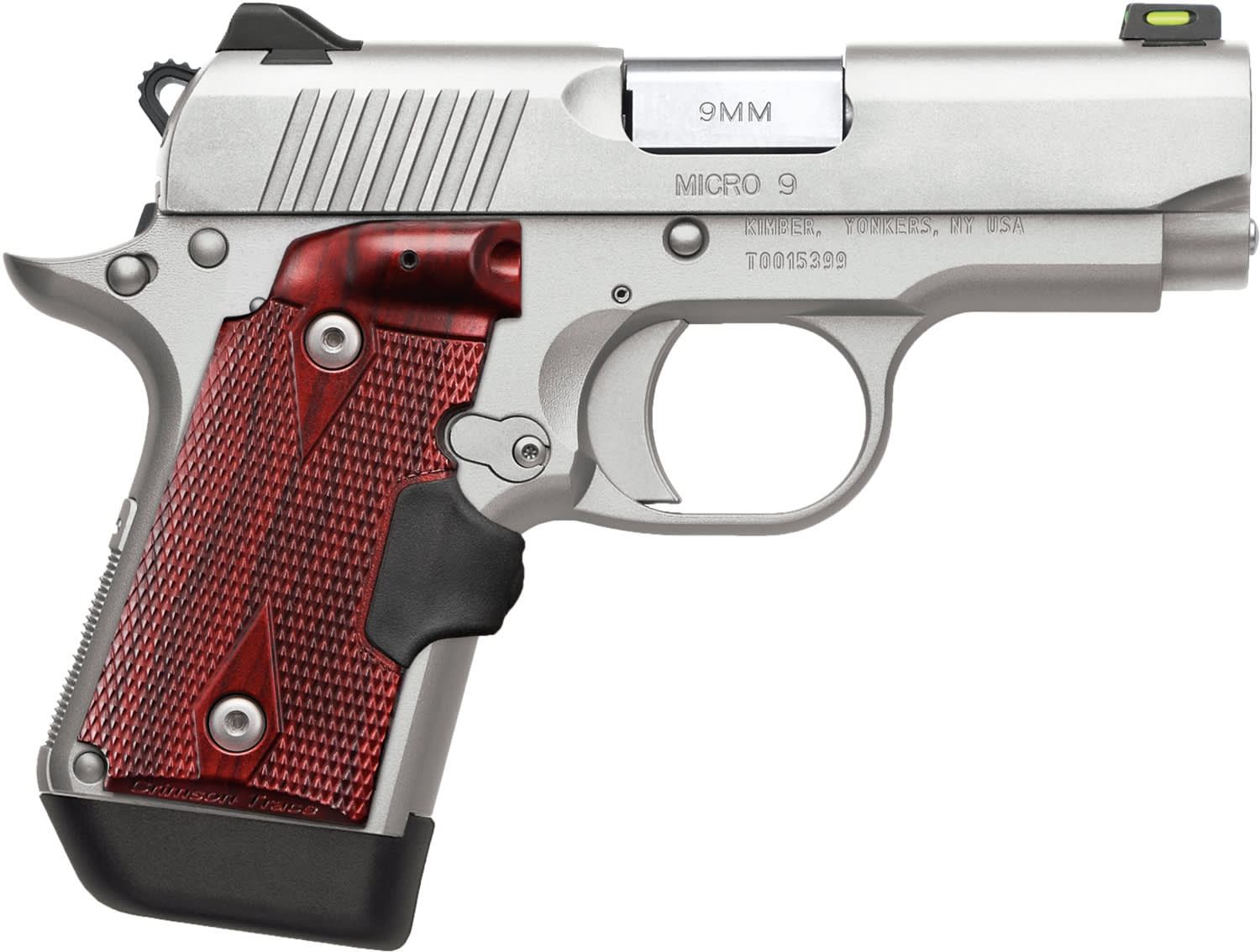 3700482 Kimber Micro 9 Stainless 9mm 3.15" 7 + 1rd Satin Silver-img-0