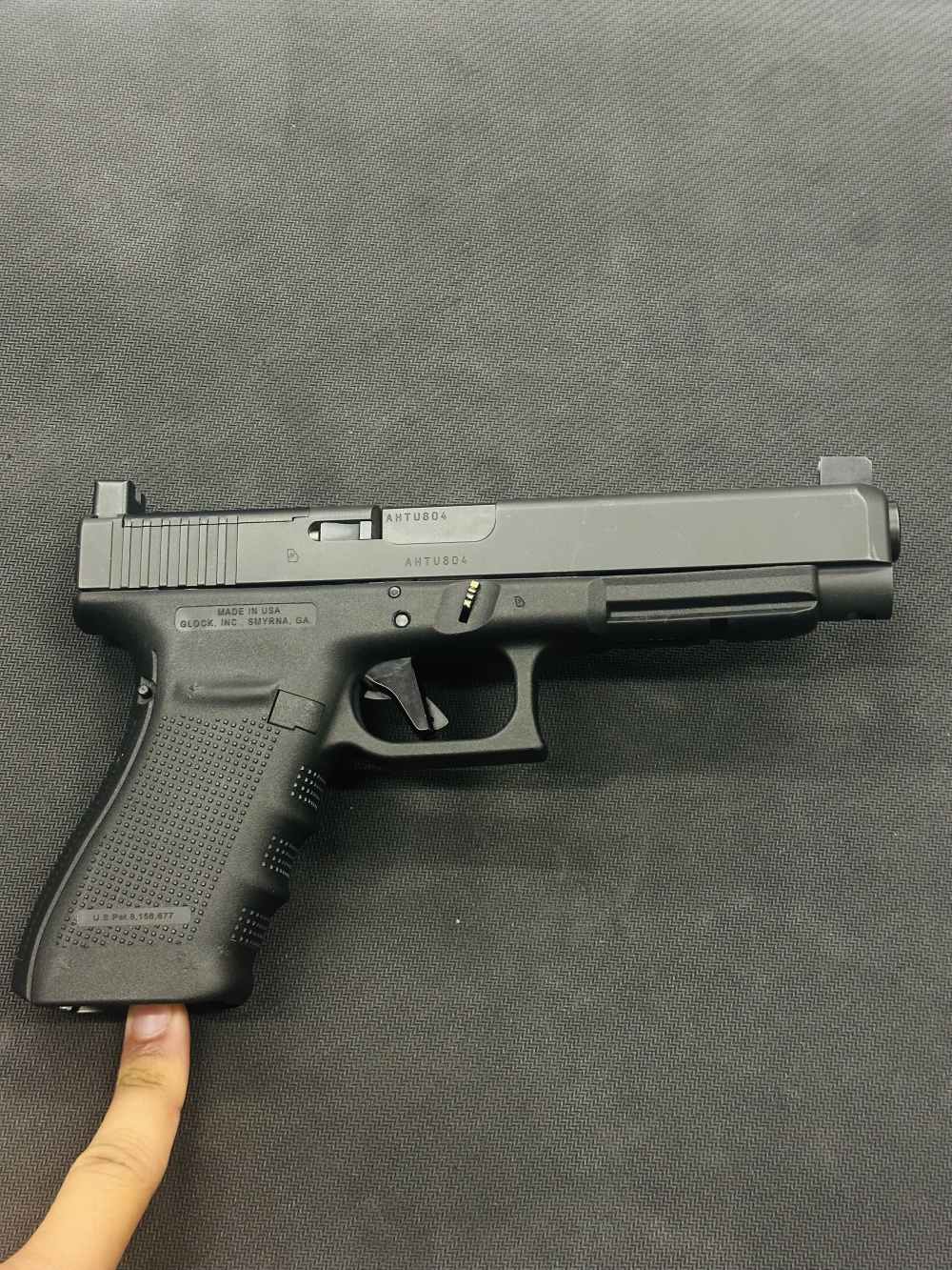 Glock 41 gen 4 45 acp threaded barrel and gas pedal-img-2