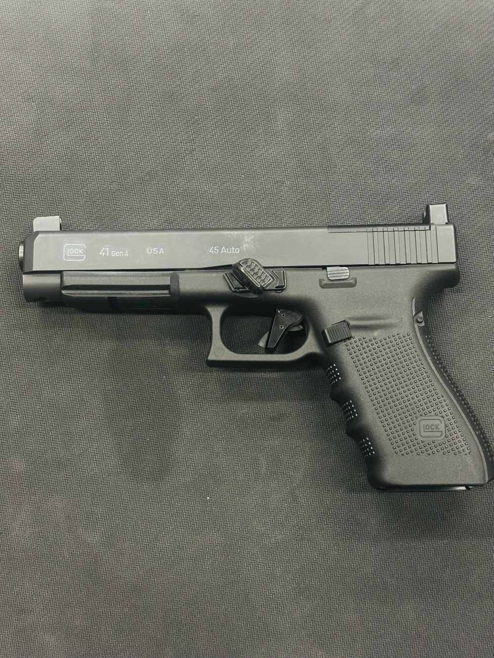 Glock 41 gen 4 45 acp threaded barrel and gas pedal-img-3