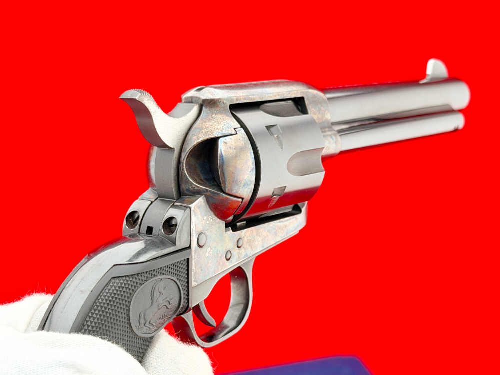 2001 Colt Single Action SAA Cowboy .45 Colt 5.5" Blue & CCH w/ Case 99%+-img-14