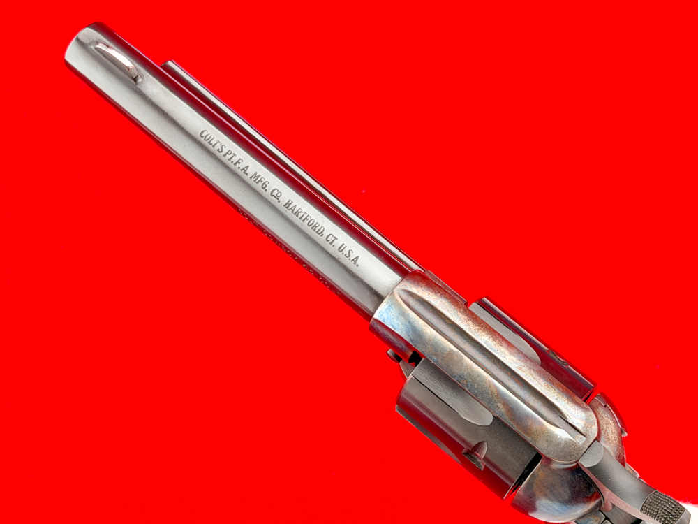 2001 Colt Single Action SAA Cowboy .45 Colt 5.5" Blue & CCH w/ Case 99%+-img-10