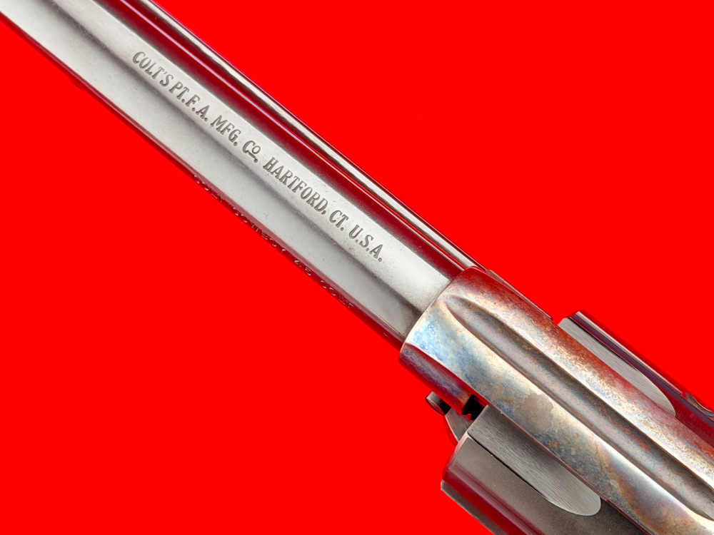 2001 Colt Single Action SAA Cowboy .45 Colt 5.5" Blue & CCH w/ Case 99%+-img-12