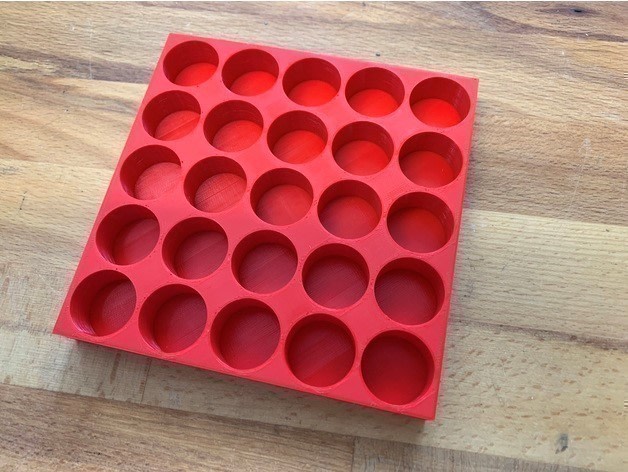 12 GA Shot Shell Reloading Block 25 Shot Durable High Strength Plastic-img-1