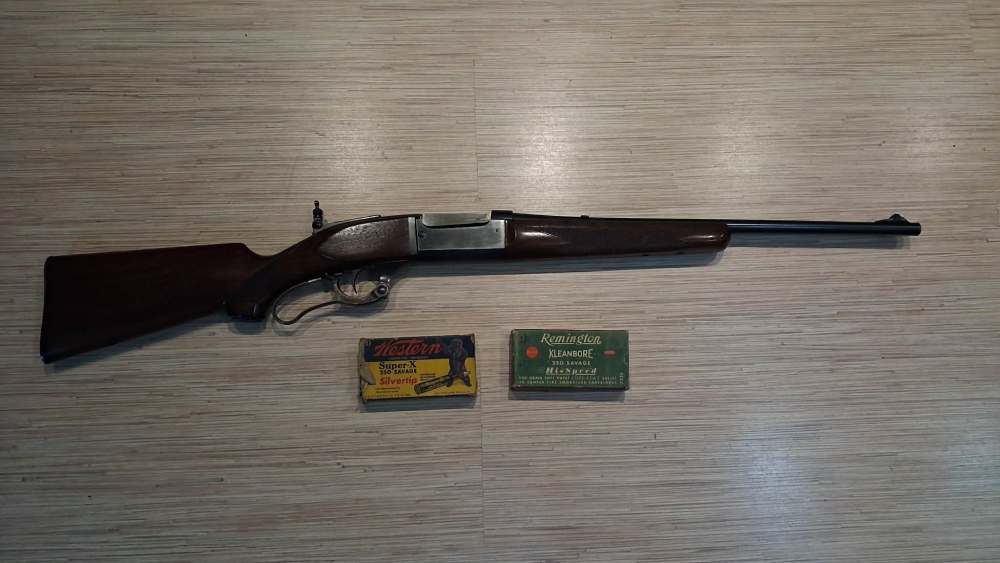 SAVAGE MODEL 99T LEVER ACTION .250-3000 LYMAN PEEP BRASS CNTR MFG 1936 20"-img-0