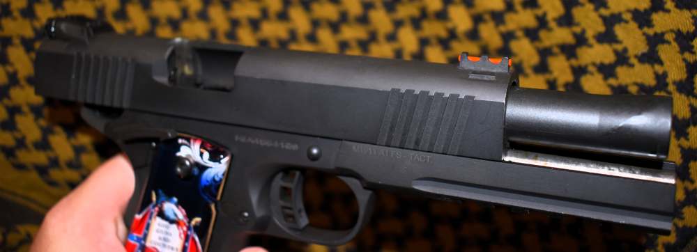 Rock Island Armory 1911A1 FS Tactical 10mm Nice Grips Used 2 Mags-img-5