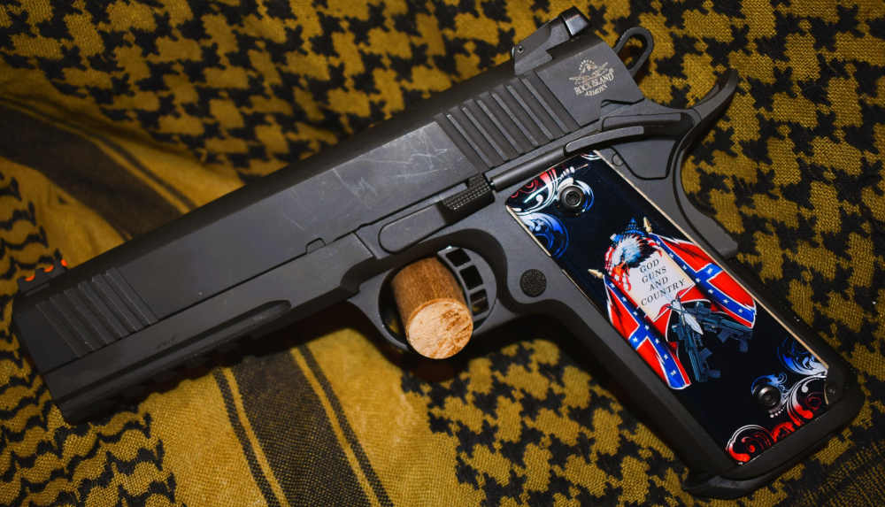 Rock Island Armory 1911A1 FS Tactical 10mm Nice Grips Used 2 Mags-img-0