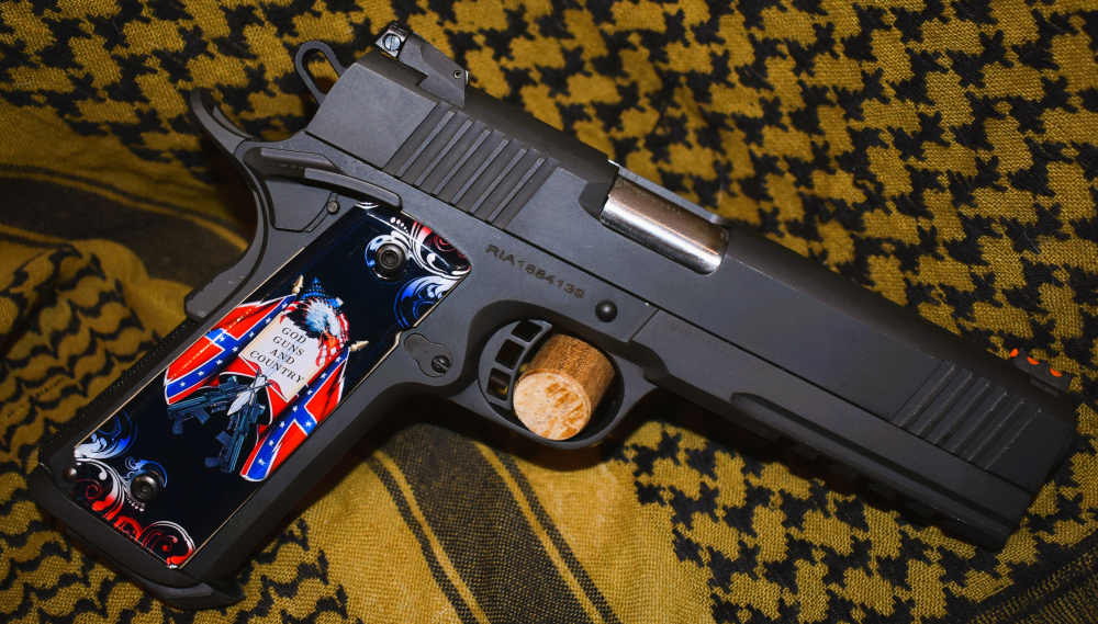 Rock Island Armory 1911A1 FS Tactical 10mm Nice Grips Used 2 Mags-img-1