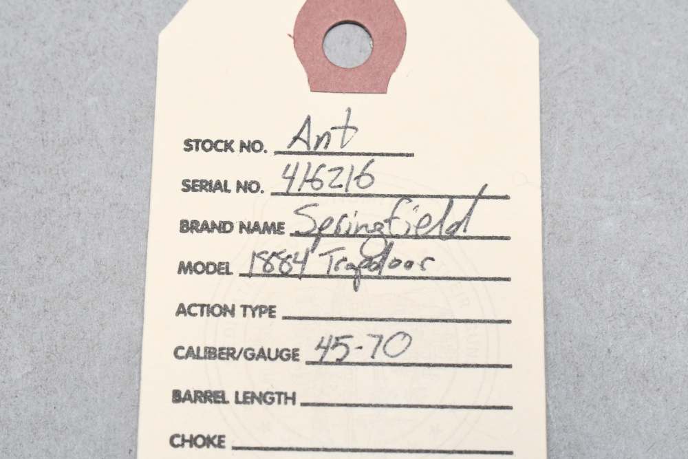 US Springfield Model 1884 Trapdoor Single Shot Rifle 45-70 Govt READ-img-1