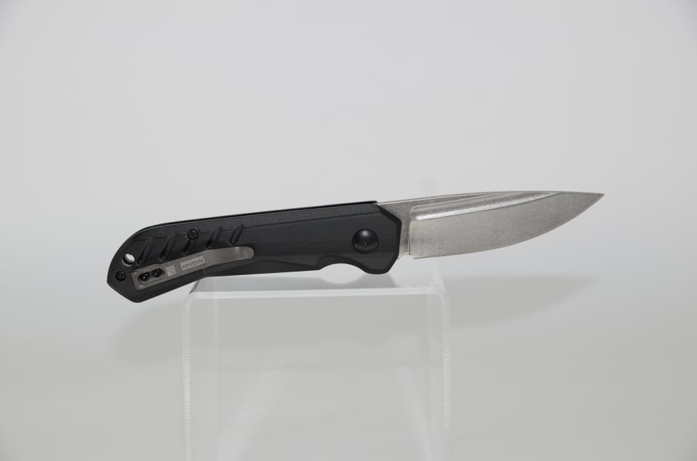 Black Survival Military Switch Blade Automatic Push Button Knife 8 Inch-img-3