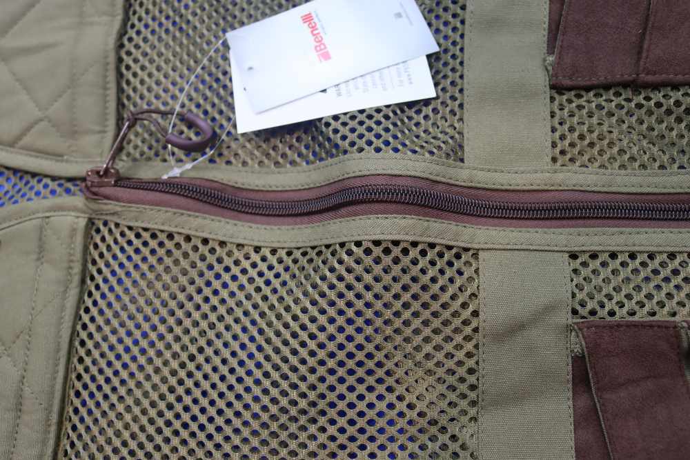 Benelli Sporting Shooting Vest XL Olive Tan Mesh Trap Skeet Hunting NEW NWT-img-4