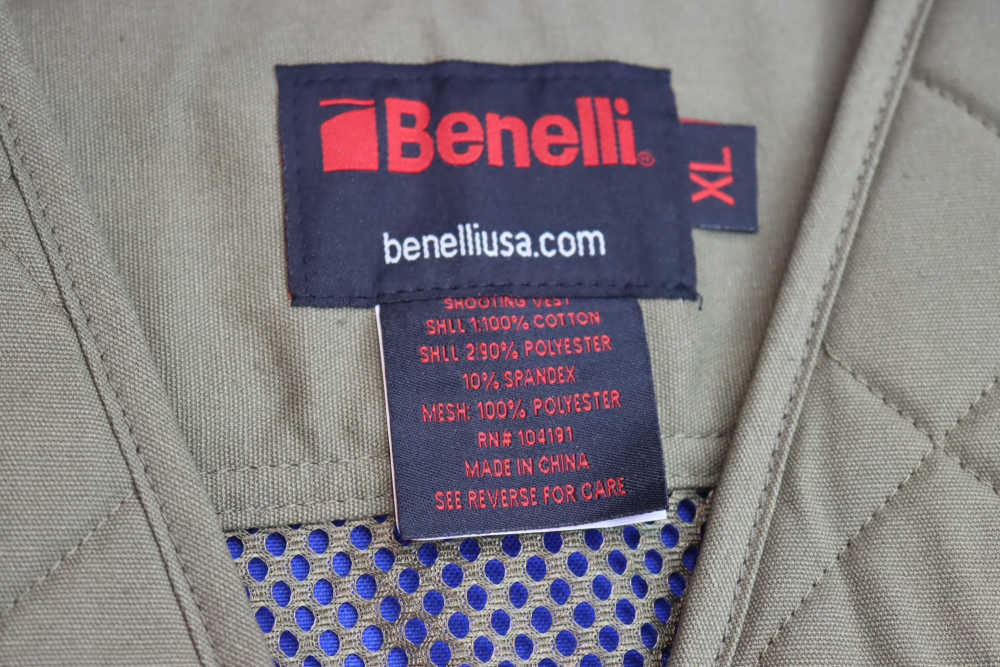 Benelli Sporting Shooting Vest XL Olive Tan Mesh Trap Skeet Hunting NEW NWT-img-2