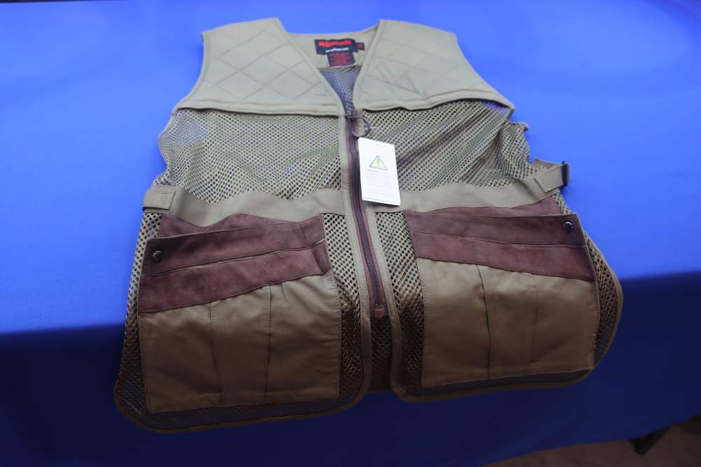 Benelli Sporting Shooting Vest XL Olive Tan Mesh Trap Skeet Hunting NEW NWT-img-15