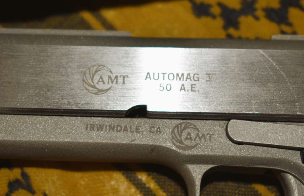 RARE AMT Automag V .50 AE Big Boy Original Box 2 Mags Collector Nice-img-8