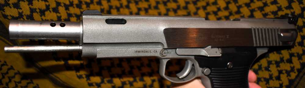 RARE AMT Automag V .50 AE Big Boy Original Box 2 Mags Collector Nice-img-7