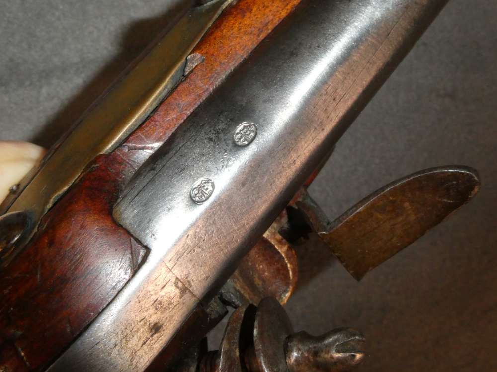 Pair of English Trade Flintlock Pistols, Fur Trade Era, .60 Caliber-img-10