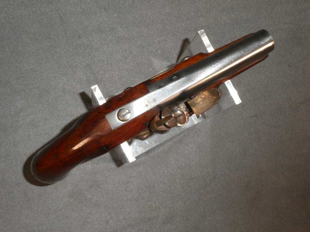 Pair of English Trade Flintlock Pistols, Fur Trade Era, .60 Caliber-img-4