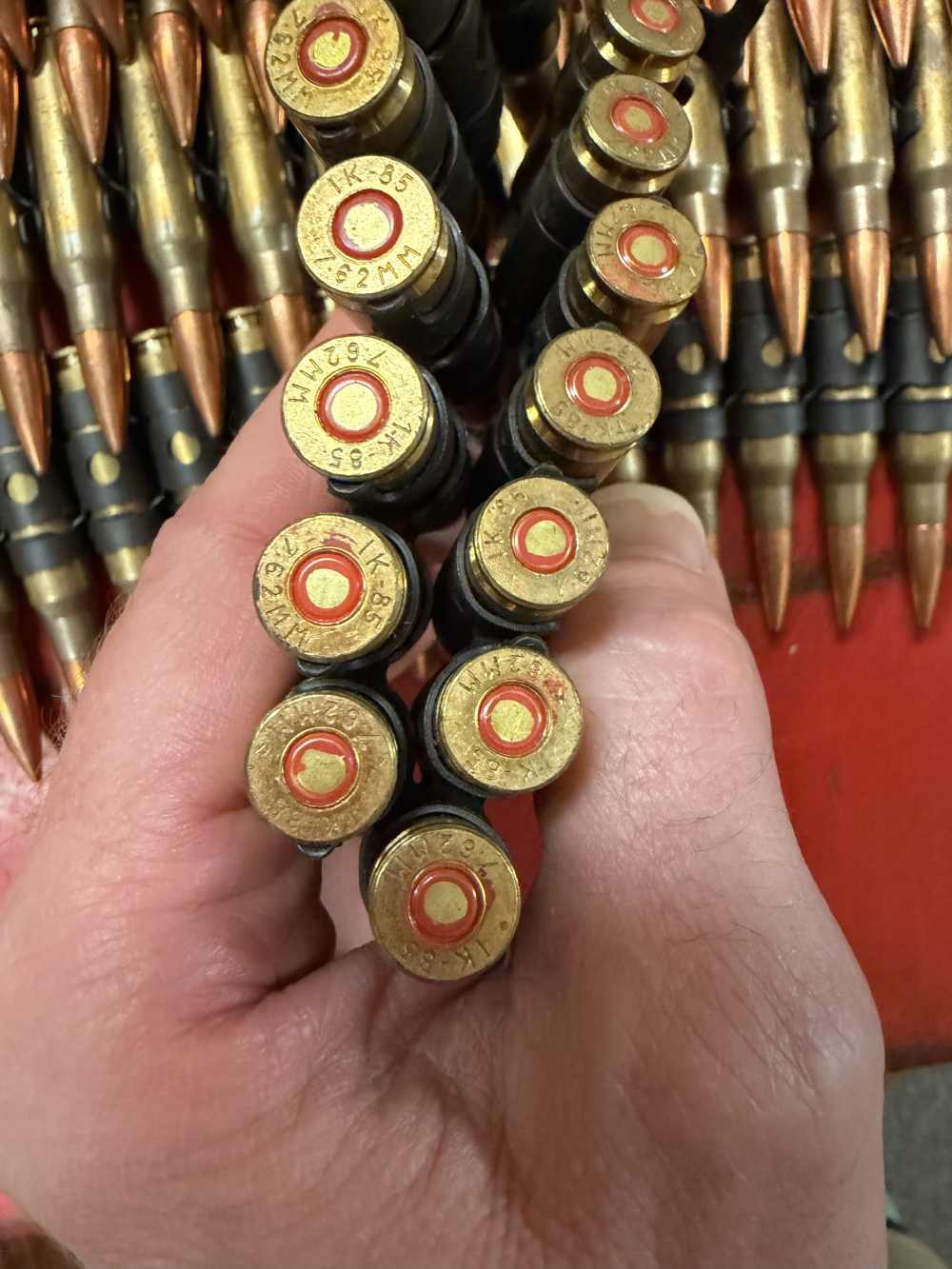 7.62 x 51 NATO on 200 Round Belts with M13 Links-img-2