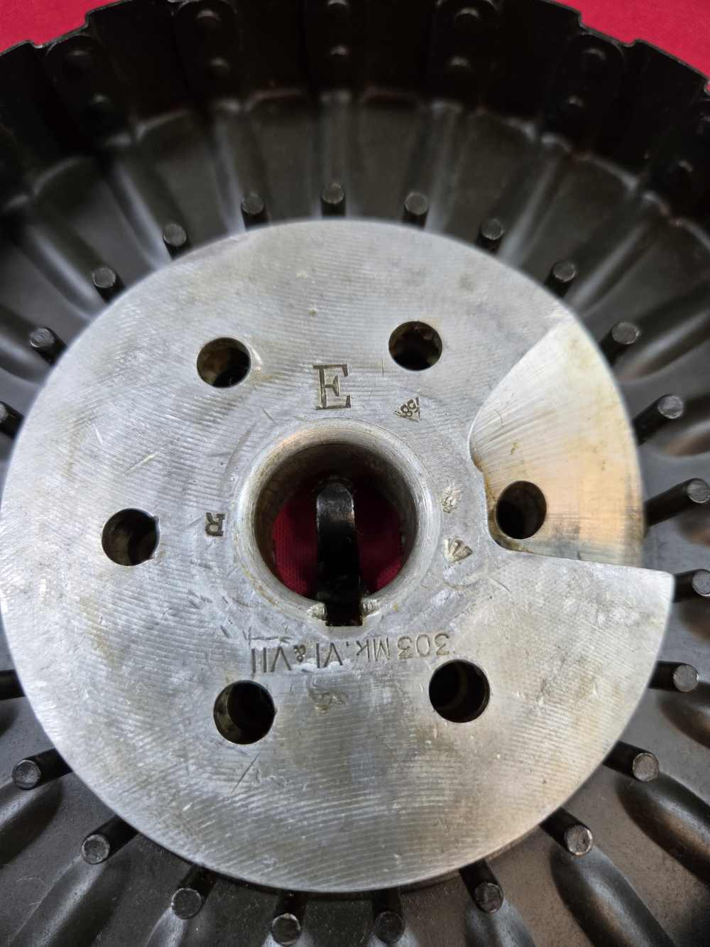 1914 Lewis Machine Gun Drum Magazine 303 British 47 Round MK I-img-2