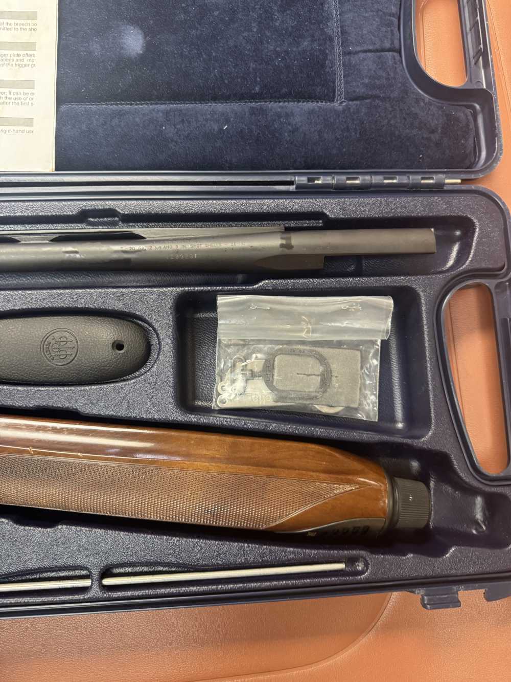 BERETTA 390 20 GAUGE WITH SPORTING BARREL, VERY COMPLETE-img-6