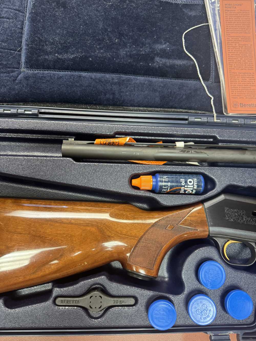 BERETTA 390 20 GAUGE WITH SPORTING BARREL, VERY COMPLETE-img-2