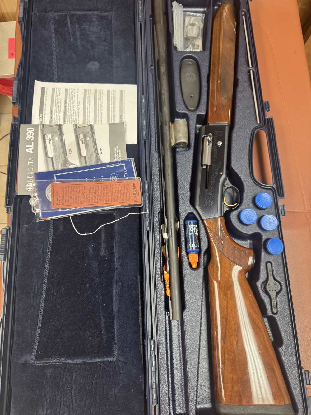 BERETTA 390 20 GAUGE WITH SPORTING BARREL, VERY COMPLETE-img-0