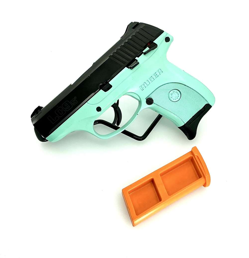 Ruger TALO LC9s 9mm Semi-Auto Pistol Turquoise Frame w/ 1 (7rd) mag-img-3