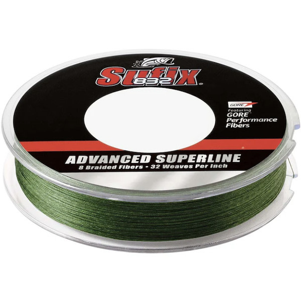 SUFIX 832 BRAID 80LB LO-VIS GR 150Y-img-0