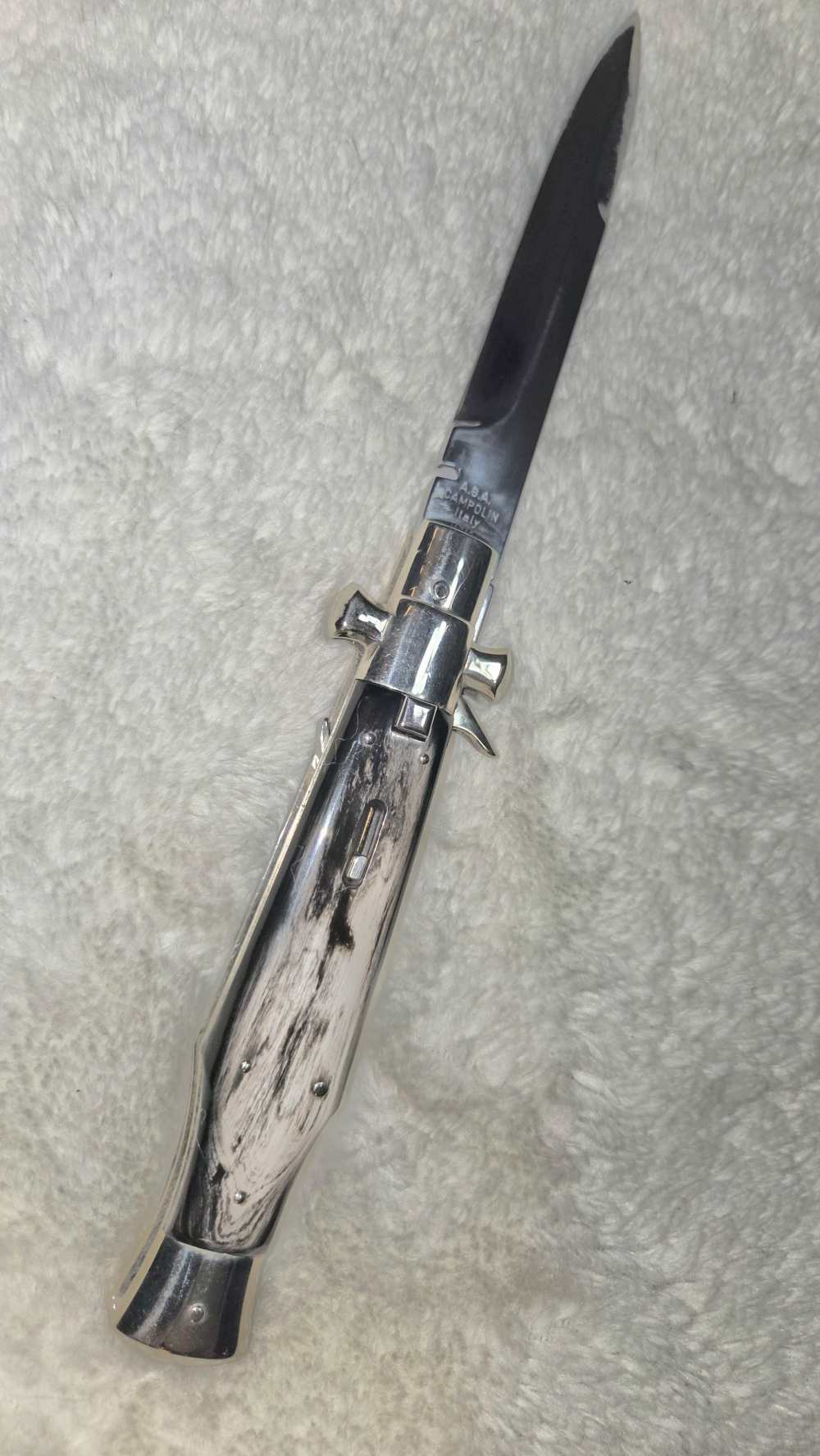 MINT - 5mm AGA CAMPOLIN BLACK WIDOW - BEAUTIFUL BRAZILIAN HORN-img-3