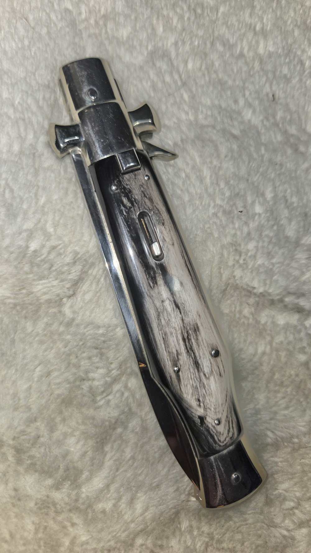 MINT - 5mm AGA CAMPOLIN BLACK WIDOW - BEAUTIFUL BRAZILIAN HORN-img-1