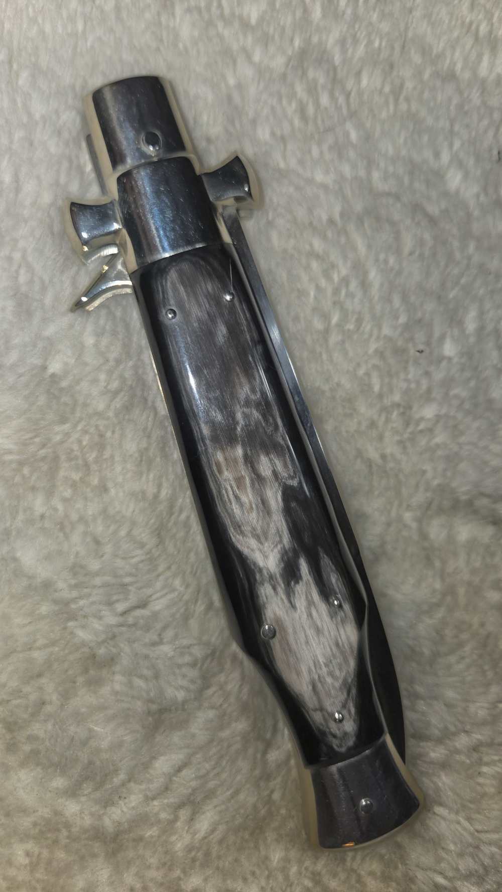 MINT - 5mm AGA CAMPOLIN BLACK WIDOW - BEAUTIFUL BRAZILIAN HORN-img-2