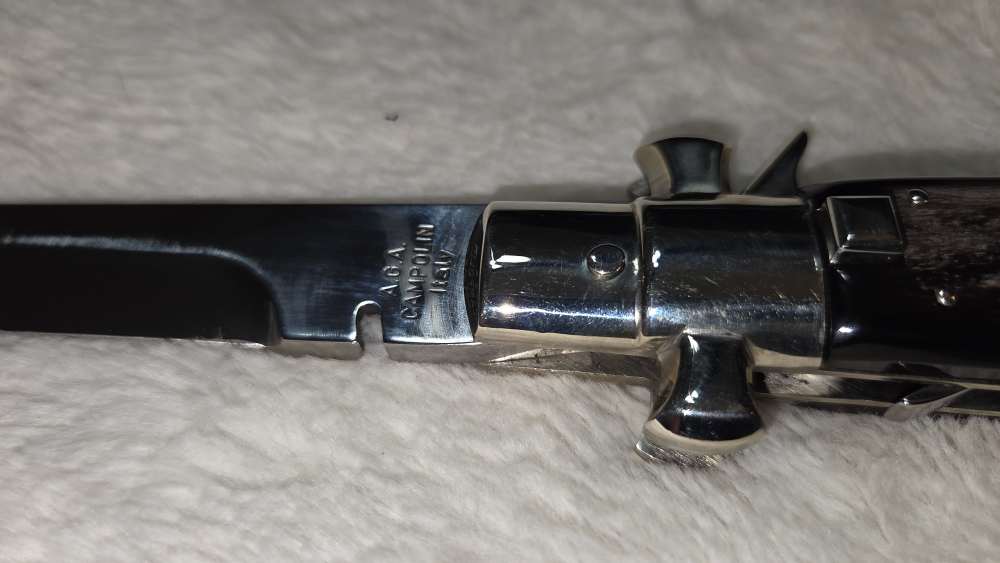 MINT - 5mm AGA CAMPOLIN BLACK WIDOW - BEAUTIFUL BRAZILIAN HORN-img-6